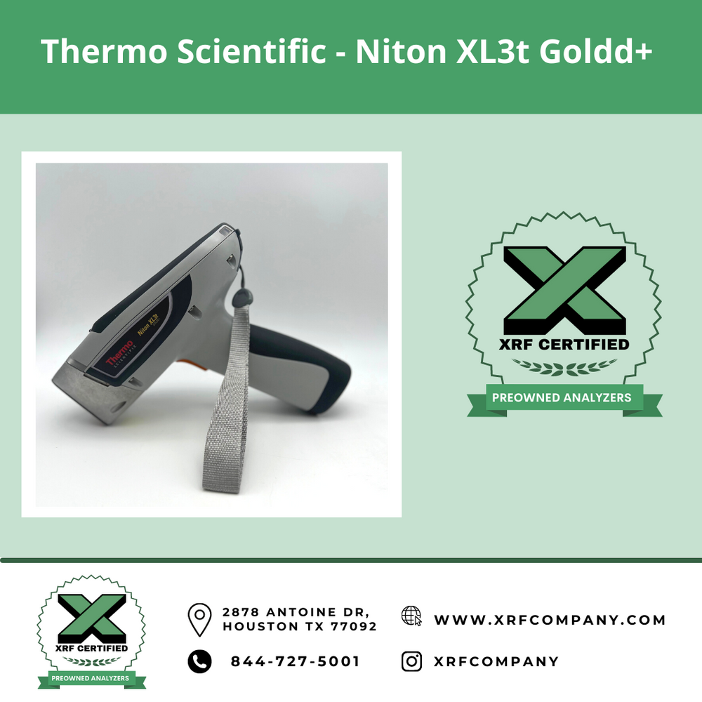 Lease to Own XRF Certified Pre-Owned- Thermo Scientific Niton XL3t XRF 950 XRF Analyzer for Geochemistry Mining Soil REE Rare Earth Elements