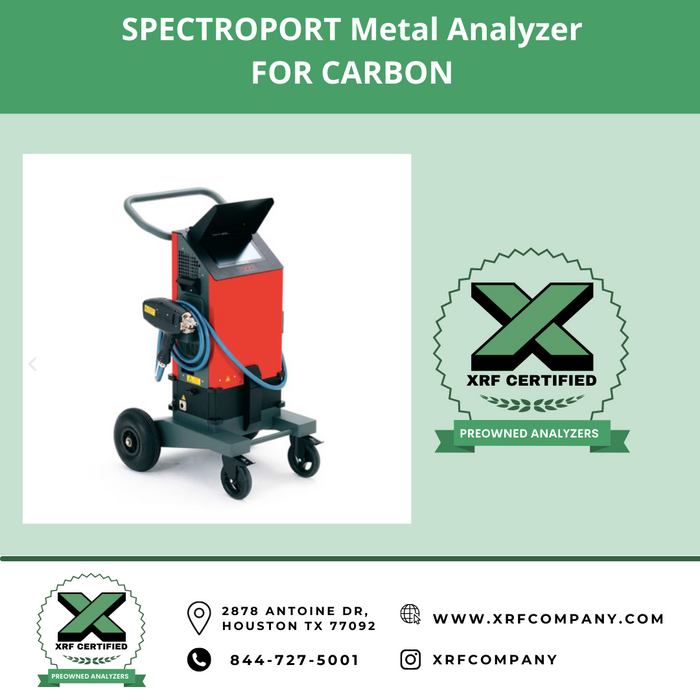 Lease to Own SPECTROPORT Metal Analyzer  FOR CARBON (SKU #408)