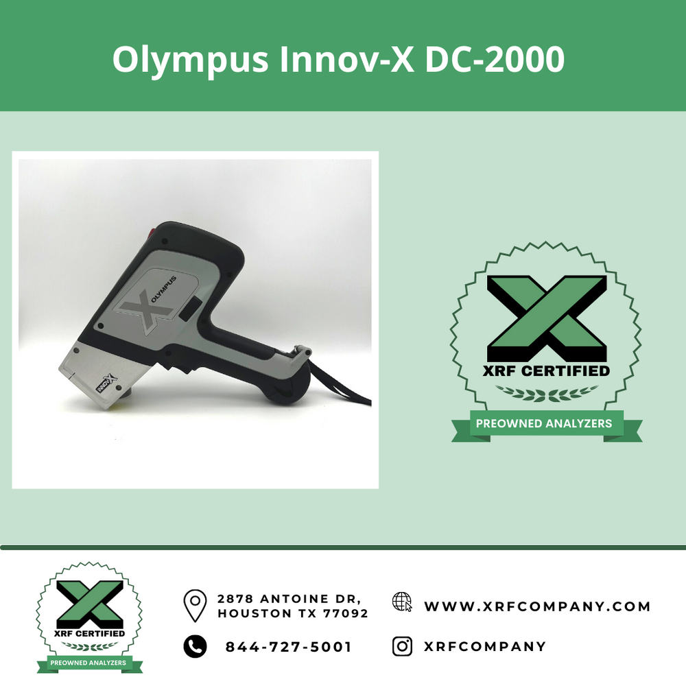 Factory Refurbished Olympus Innov-X DC-2000 Handheld XRF Gun with Standard Alloys + Lead Paint(SKU #674)