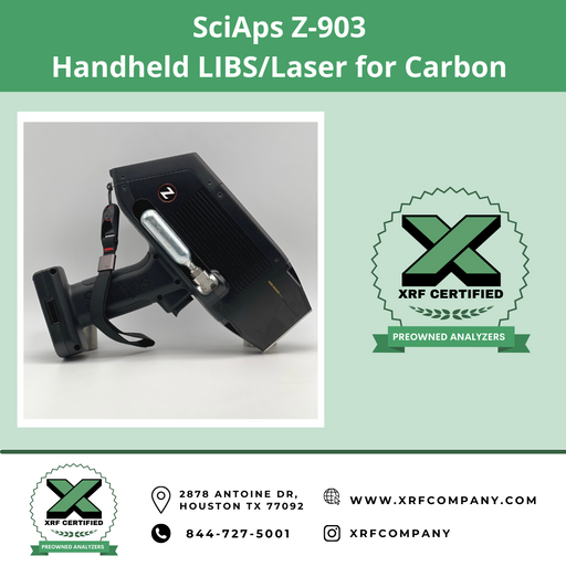 XRF Company SciAps Handheld LIBS LASER Analyzer & PMI Gun for PMI Testing of Carbon Steel + Low Alloy Steel + Stainless Steel + Analysis of Carbon Equivalency + Weldability + L-Grade Stainless