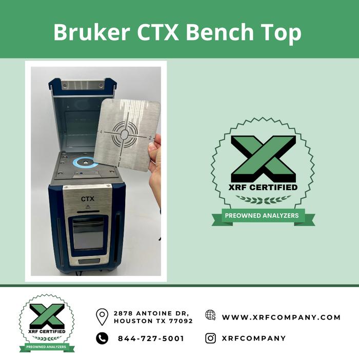 Mudlogging & Geology BenchTop XRF Analyzer - Bruker CTX (SKU #712)