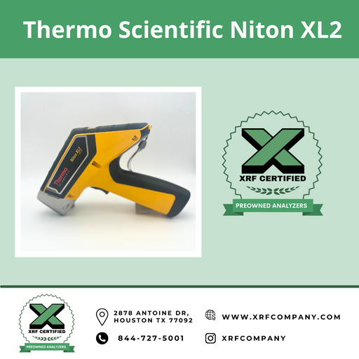 Lease to Own Thermo Niton XL2 980 Handheld XRF Analyzer GUN for PMI Testing & Scrap Metal Sorting:  Stainless & Low Alloy Steel + Nickel + Titanium + Cobalt + Copper Alloys + Aluminum + Light Elements + Standard Alloys (SKU #828)