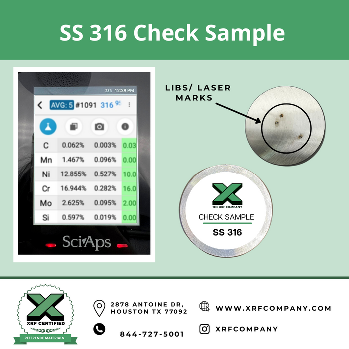 XRF Company SciAps Handheld LIBS LASER Analyzer & PMI Gun for PMI Testing of Carbon Steel + Low Alloy Steel + Stainless Steel + Analysis of Carbon Equivalency + Weldability + L-Grade Stainless (SKU #208)