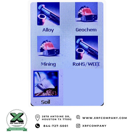 XRF Company Certified Preowned Used Handheld XRF Analyzer Olympus Innov-X DPO 6500-CC For Scrap Metal  + PMI + Environmental & Mining + Electronic Metals: Geochem + Soil + Alloy + ROHS/WEEE. (SKU #17)