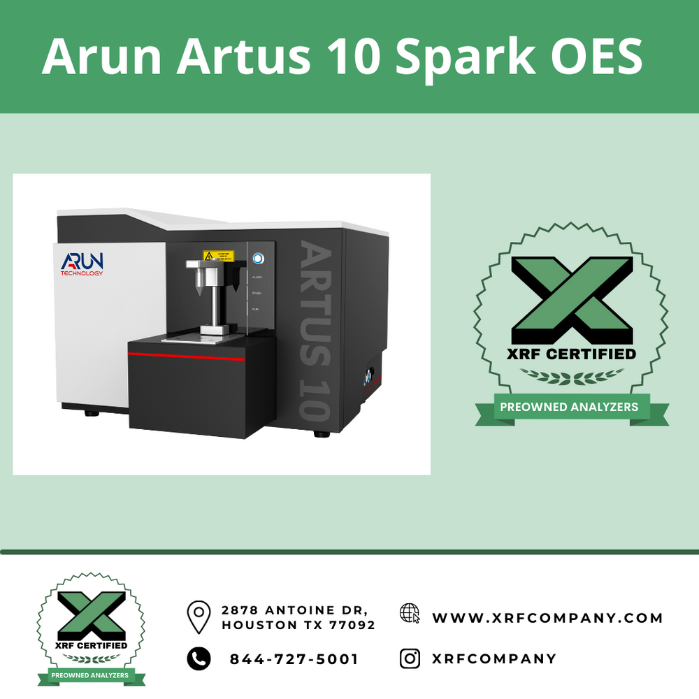 Lease to Own XRF Company Certified Arun Artus 10 Bench-top  Metal Analyzer