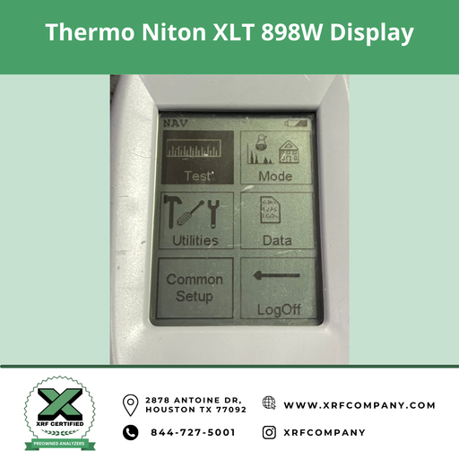 Certfied PreOwned/Used Thermo Niton XLT 898W XRF Analyzer with Standard Elements (SKU #882)