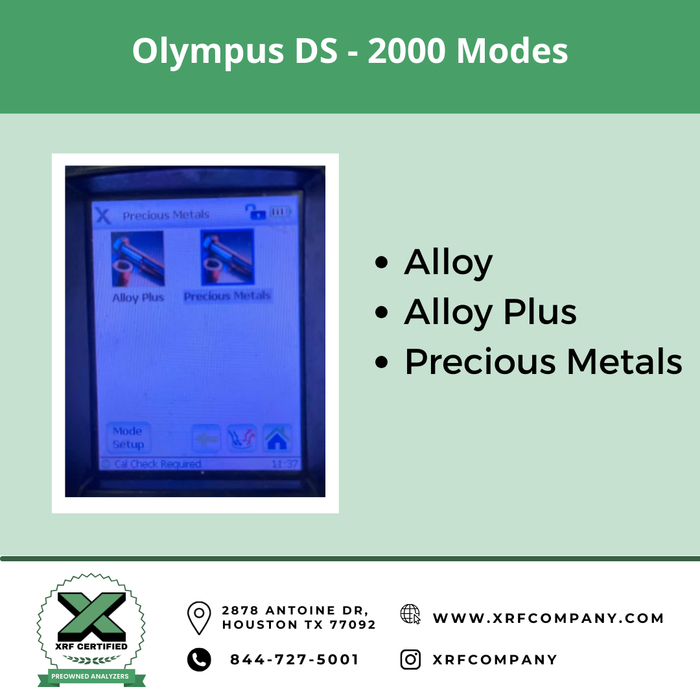 Lease to Own XRF Company Certified Preowned Used Handheld XRF Analyzer Olympus Delta DS - 2000 Alloy Plus  (SKU #645)