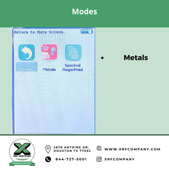 Lease to Own Thermo Niton XL2 800 Handheld XRF Analyzer GUN for PMI Testing & Scrap Metal Sorting:  Stainless & Low Alloy Steel + Nickel + Titanium + Cobalt + Copper Alloys + Aluminum + Standard Alloys (SKU #803)
