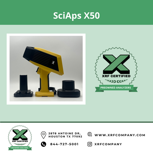 NEW XRF Company SciAps X-50 Handheld LIBS LASER Analyzer For Standard &amp; Aluminum Alloys with More than 300 Alloy Grade Library + Car Catalyst + Precious Metals Analysis + Scrap Gold &amp; Silver Jewelry&nbsp; SKU #218