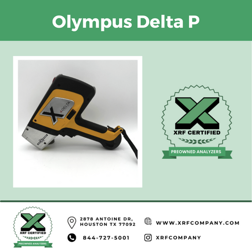 Lease to Own XRF Company Certified Preowned Used Handheld XRF Analyzer Olympus Delta P for Alloy + Precious Metal + ROHS + Soil  (SKU #637)