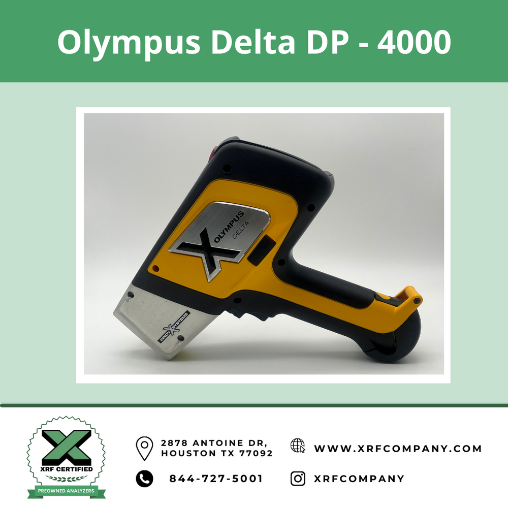 Lease XRF Company Certified Preowned Used Handheld XRF Analyzer Olympus Innov-X DP 4000 For Environmental & Mining:  Geochem + Soil.  (SKU #643)
