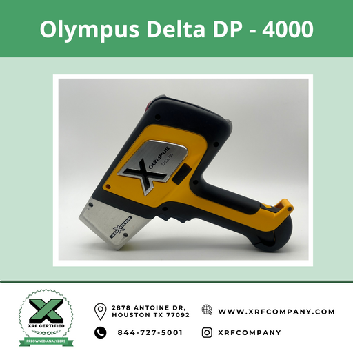 XRF Company Certified Preowned Used Handheld XRF Analyzer Olympus Innov-X DP 4000 For Environmental & Mining:  Geochem + Soil.  (SKU #643)