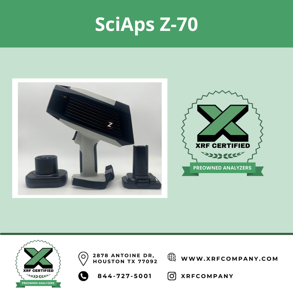 Lease to Own XRF Company SciAps Z-70 Handheld LIBS LASER Analyzer SKU #206