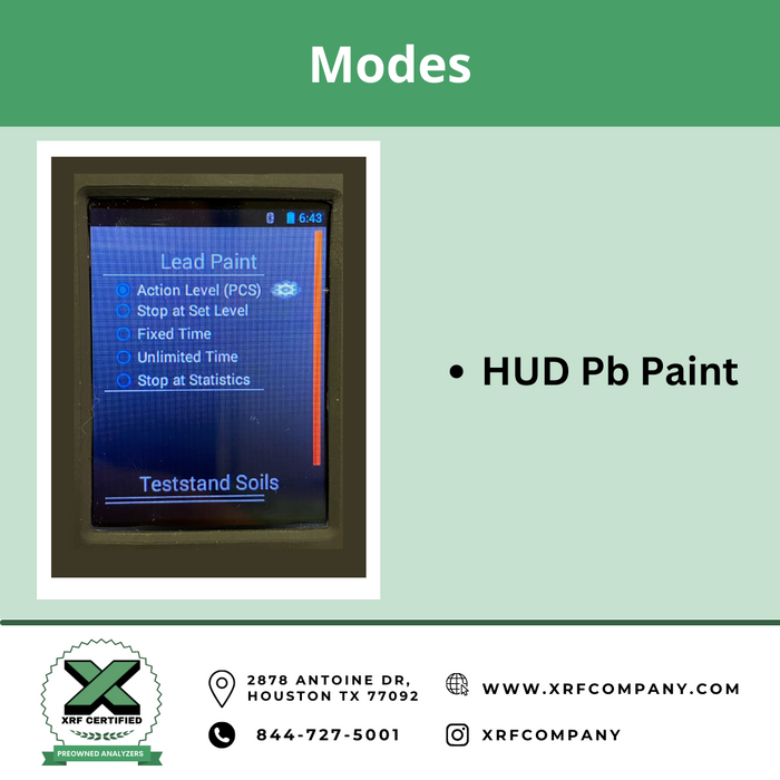 Lease to Own Brand New From the Factory Viken Pb200e HUD Lead Paint Handheld XRF Analyzer for Residential Housing & Commercial Building Lead Paint Screening.