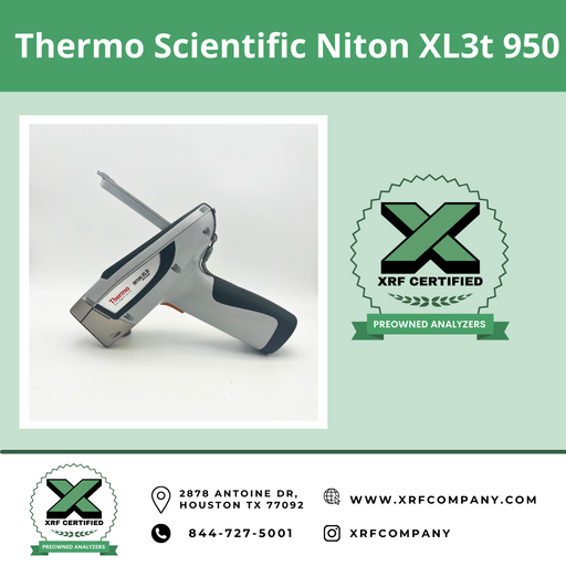 Lease to Own Certified Pre-Owned- Thermo Scientific Niton XL3t XRF 950 XRF Analyzer for Geochemistry Mining Soil REE Rare Earth Elements (SKU #858)