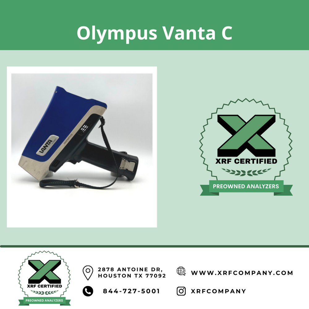 Factory Refurbished & Certified Vanta C Handheld XRF Analyzer with Camera for PMI Inspection & Scrap Metal Sorting:  Standard Alloy & Aluminum Alloy (SKU #618)