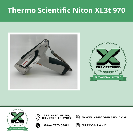 Certified Pre-Owned- Thermo Scientific Niton XL3t 970 GOLDD PLUS XRF Analyzer for Metals, Plastic, and Consumer Goods (SKU #845)