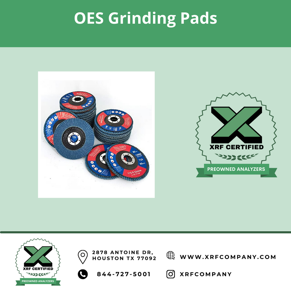 Sander/Grinder Pads for XRF / Spark OES / LIBS Analyzers for Nickel Alloys