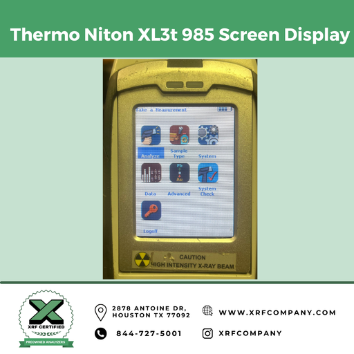 Lease to Own Thermo Niton XL3T 985 Used Alloy Plus (SKU #835)