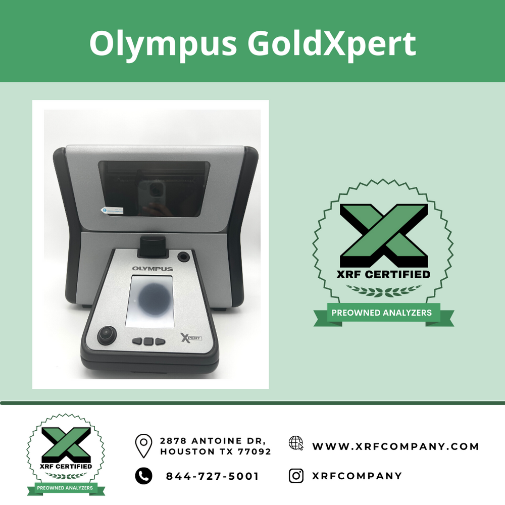 XRF Certified RENTAL Olympus GoldXpert XRF Analyzer For Precious Metal —  The XRF Company
