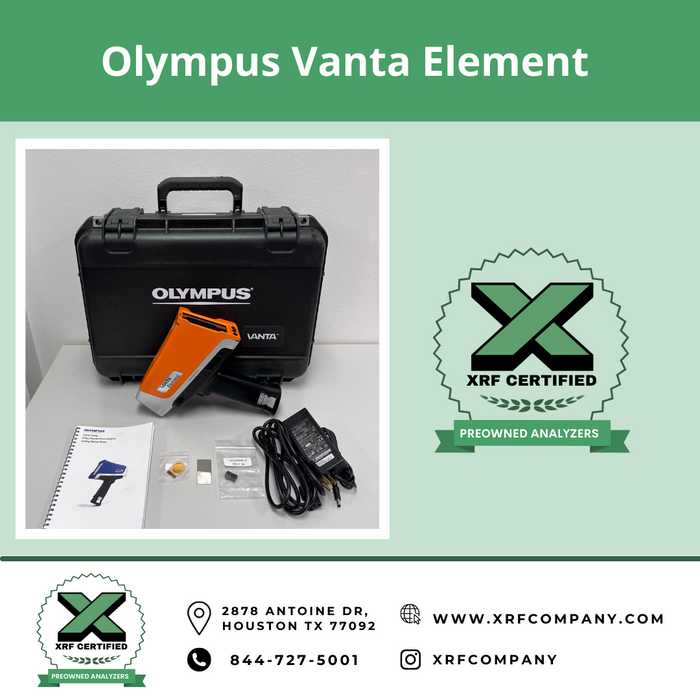 XRF Certified Lease to Own Olympus Vanta Element Handheld XRF Analyzer Gun For Mining & Geochemistry