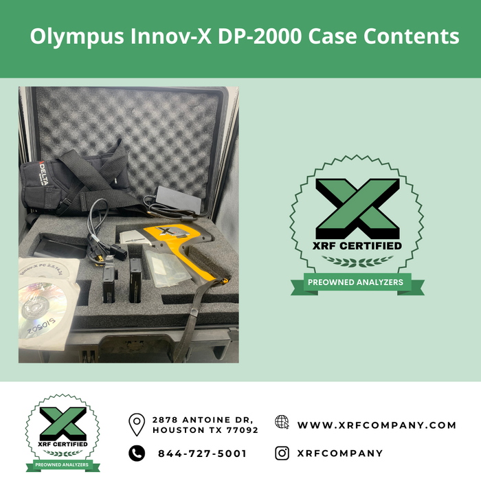 XRF Company Certified Lease to Own Olympus Innov-X DP 2000 Analyzer Gun For Metal Inspection