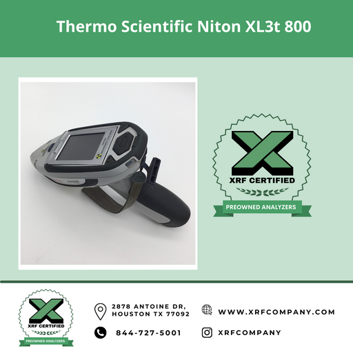 XRF Company Certified RENTAL Thermo Scientific Niton XL3t 700 Handheld XRF Analyzer Gun For Metal Inspection