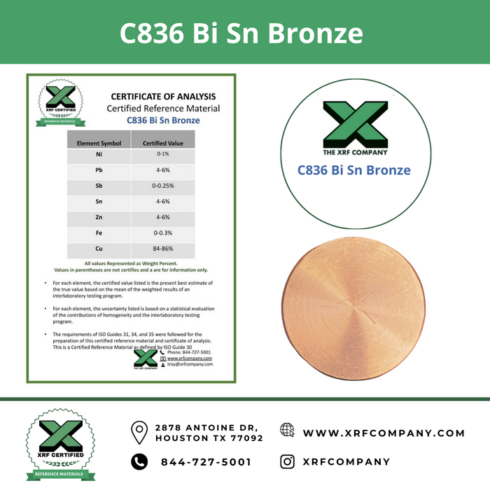 C836 Bi Sn Bronze