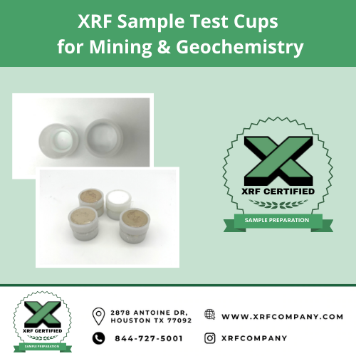 XRF Sample Test Cup for Mining & Geochemistry