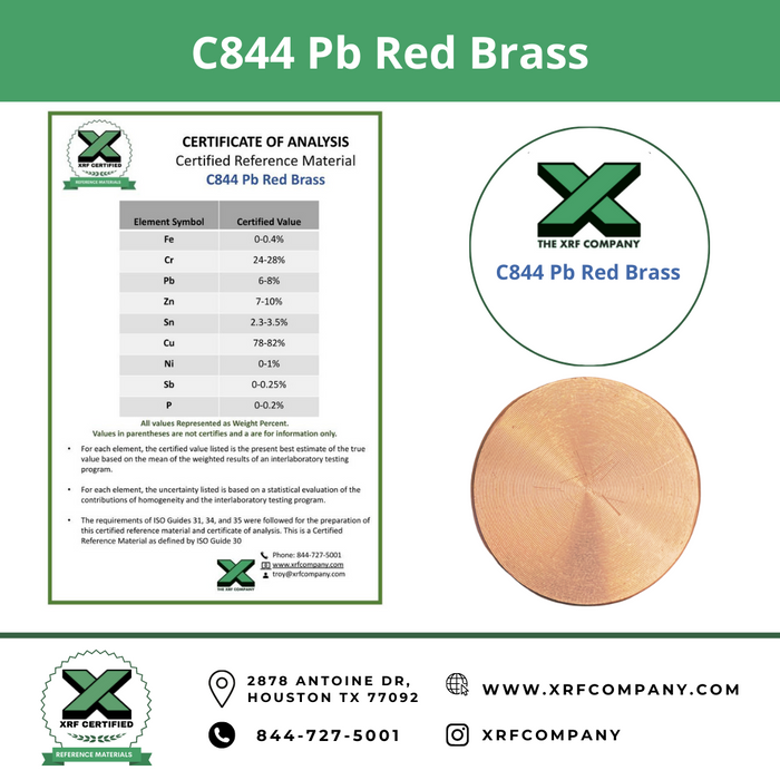 C844 Pb Red Brass