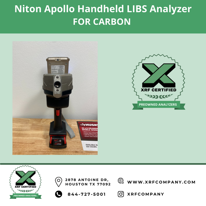 XRF Company Certified RENTAL Company Thermo Scientific Niton Apollo Handheld LIBS Analyzer For Metal Fabrication