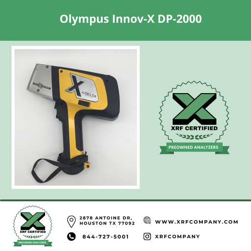 XRF Certified RENTAL Olympus Innov-X DP 2000 Handheld Analyzer Gun For Standard Alloys