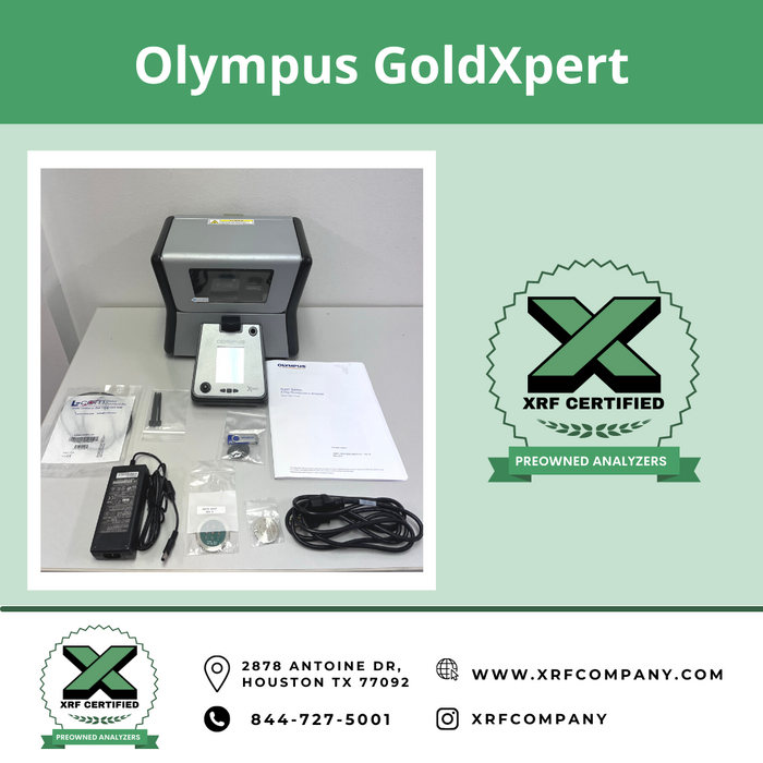 XRF Certified RENTAL Olympus GoldXpert XRF Analyzer For Cash For Gold/Jewelry/Pawn
