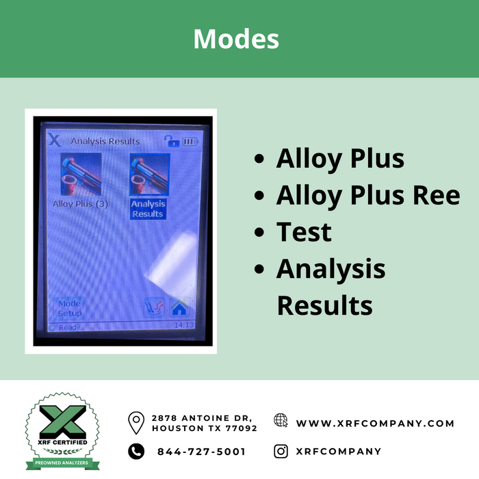 XRF Company Certified Preowned - Preowned Used Handheld XRF Analyzer Olympus Innov-X DPO 2000 For Stainless Steel + Low Alloy Steels + Standard Alloys + Aluminum + Alloy Plus and Lead Paint (SKU: 675)