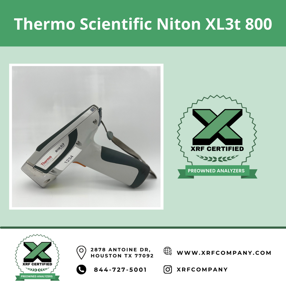 XRF Company Certified RENTAL Thermo Scientific Niton XL3t 500 Handheld XRF Analyzer Gun For Mining