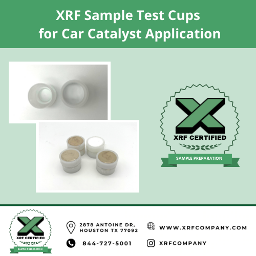 XRF Test Cup for Car Catalyst Application