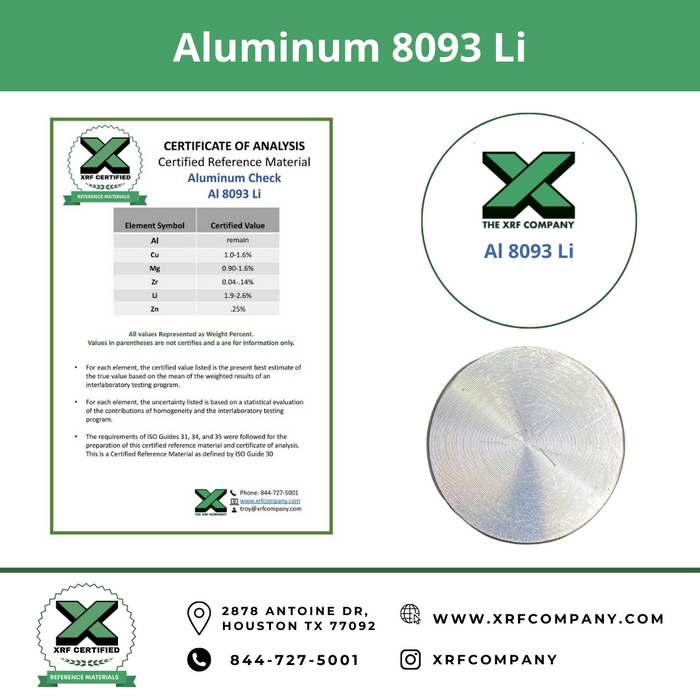 Aluminum 8093 Li
