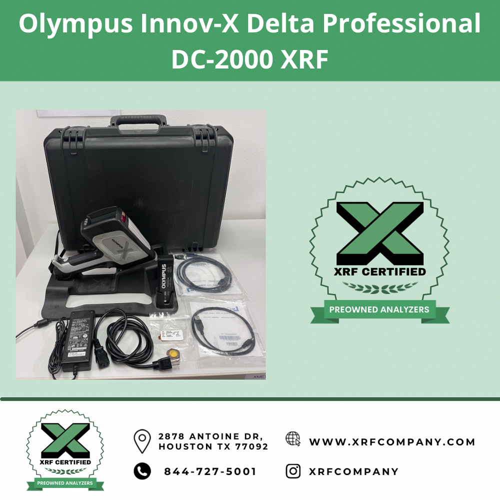XRF Company Certified RENTAL Handheld Olympus Innov-X DC 2000 For Metal Fabrication