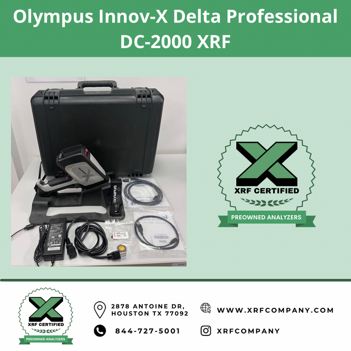 XRF Certified RENTAL Handheld Olympus Innov-X DC-2000 For Regular Alloy Analysis