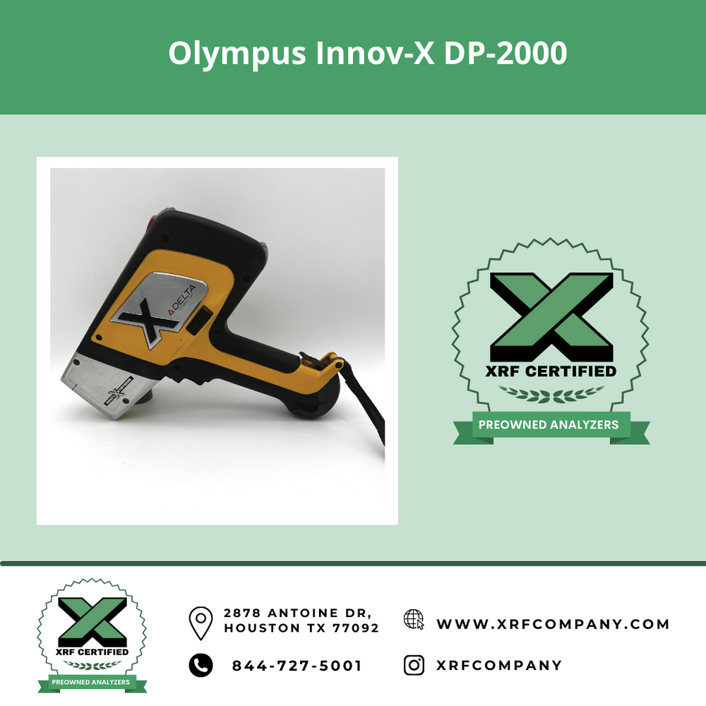 XRF Company Certified Lease to Own Olympus Innov-X DP 2000 Handheld Analyzer Gun For Precious Metal