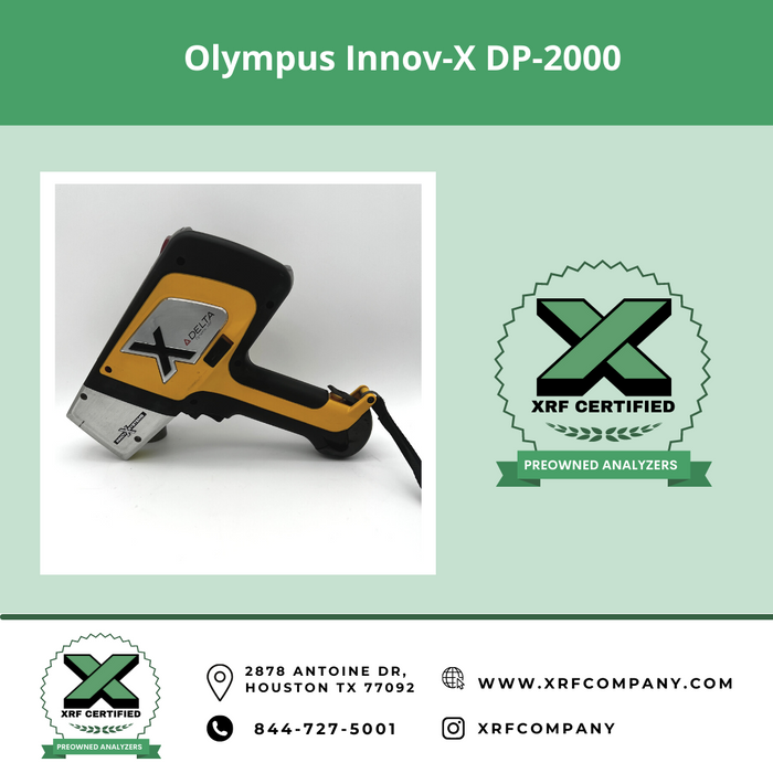 XRF Company Certified Lease to Own Olympus Innov-X DP 2000 Handheld Analyzer Gun For Metal Fabrication