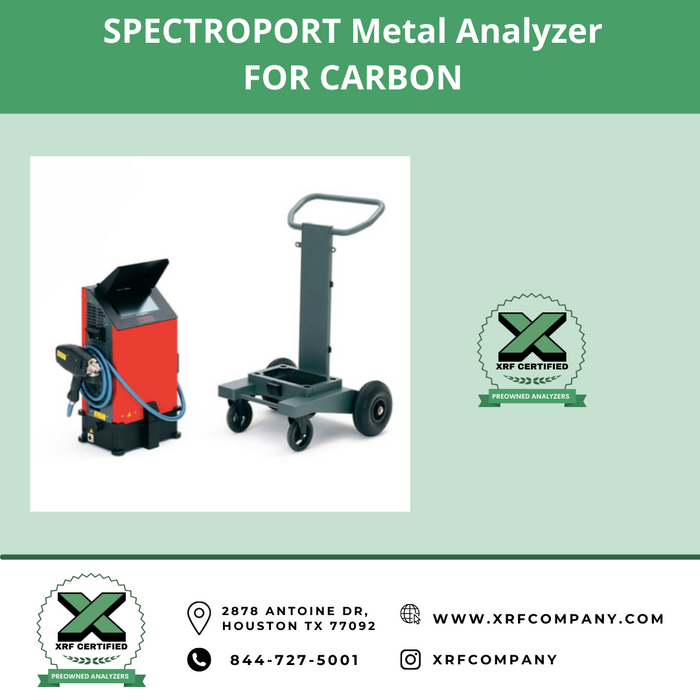 XRF Company Certified RENTAL Spectroport Mobile XRF Analyzer For Forging and Casting