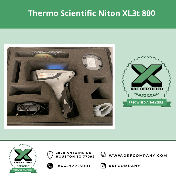 XRF Company Certified RENTAL Thermo Scientific Niton XL3t 700 Handheld XRF Analyzer Gun For Metal Recycling