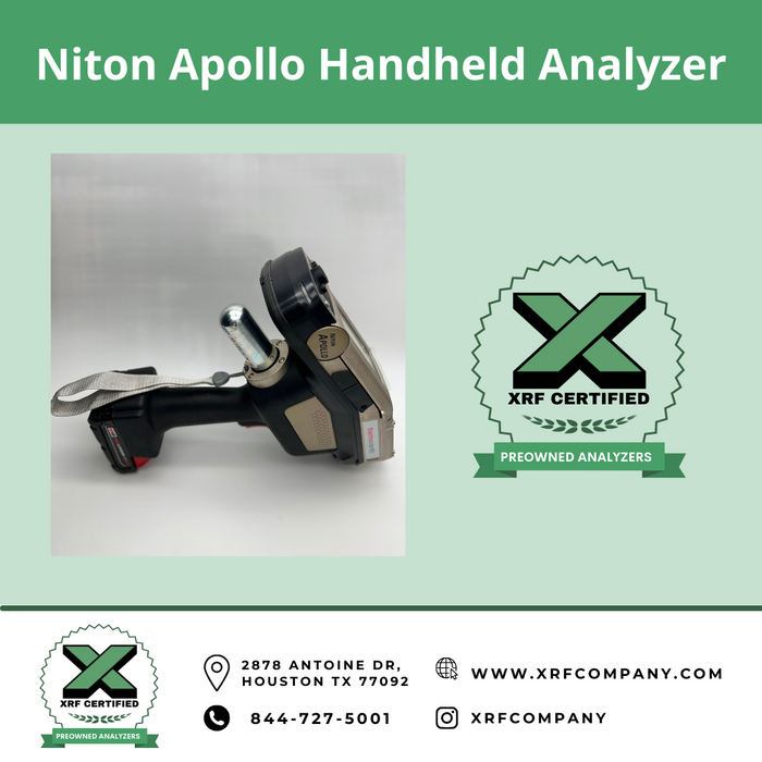 XRF Company Certified RENTAL Company Thermo Scientific Niton Apollo Handheld LIBS Analyzer For Metal Fabrication