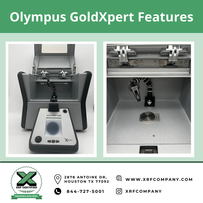 XRF Certified RENTAL Olympus GoldXpert XRF Analyzer For Precious Metal - Monthly Rental Rate Below: