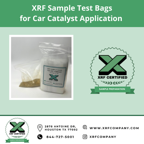 XRF Sample Test Bags for Car Catalyst Application