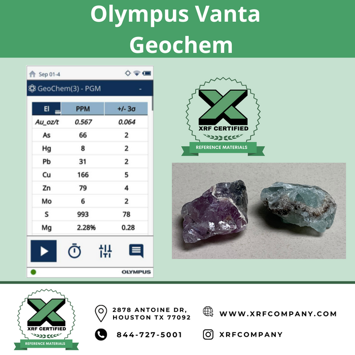 XRF Certified RENTAL Olympus Vanta Element Handheld XRF Analyzer Gun For Mining & Geochemistry