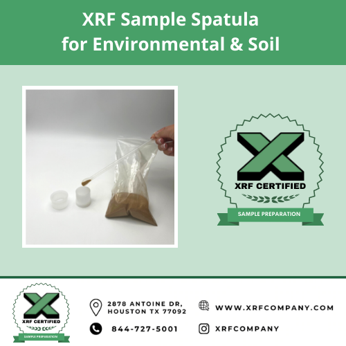 XRF Sample Distribution Spatula for Environmental and Soil