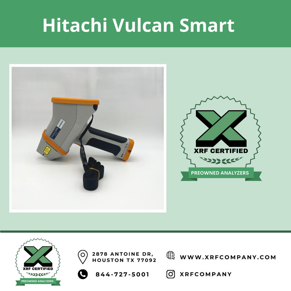 XRF Certified RENTAL Hitachi Vulcan Smart Handheld LIBS Analyzer Gun For Standard Alloy