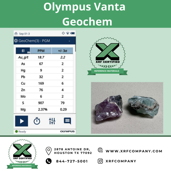 XRF Certified RENTAL Olympus Vanta Element Handheld XRF Analyzer Gun For Mining